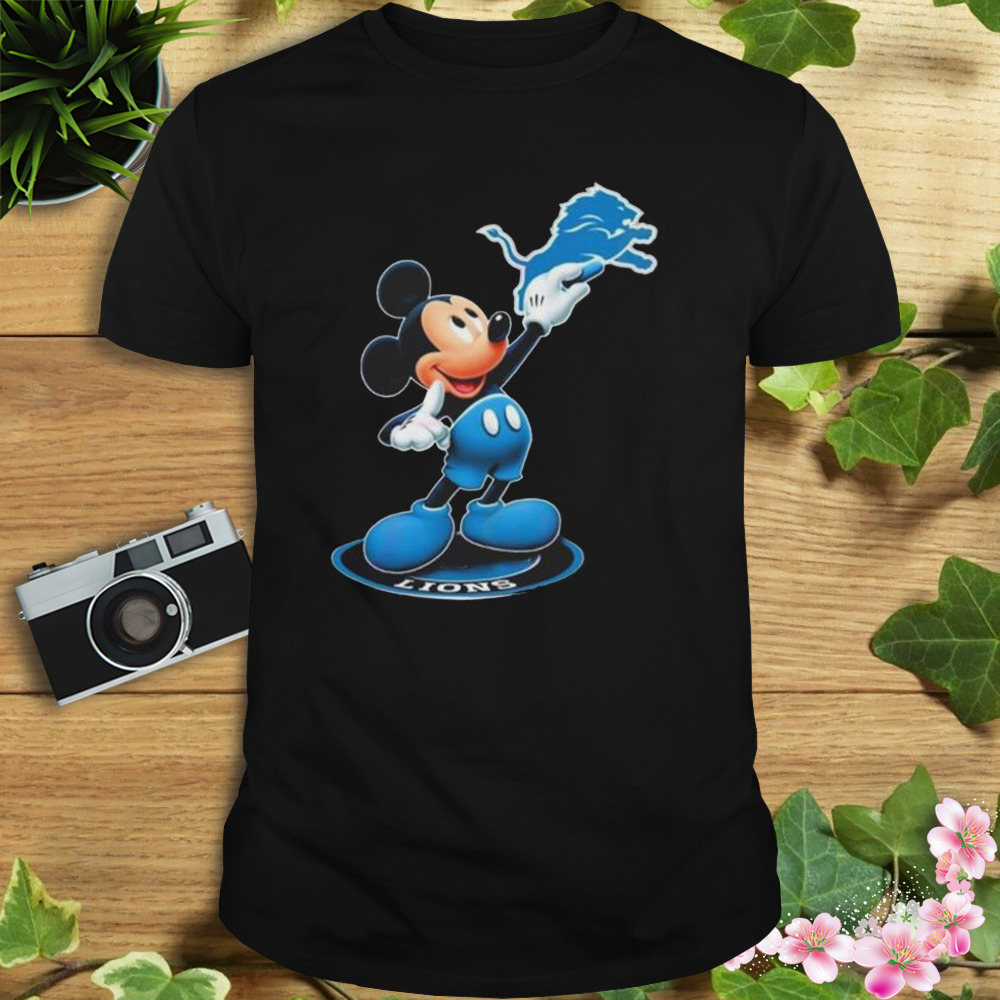 NFL Detroit Lions Disney Mickey T Shirt Show Your Team Spirit In Tropical  Style in 2023