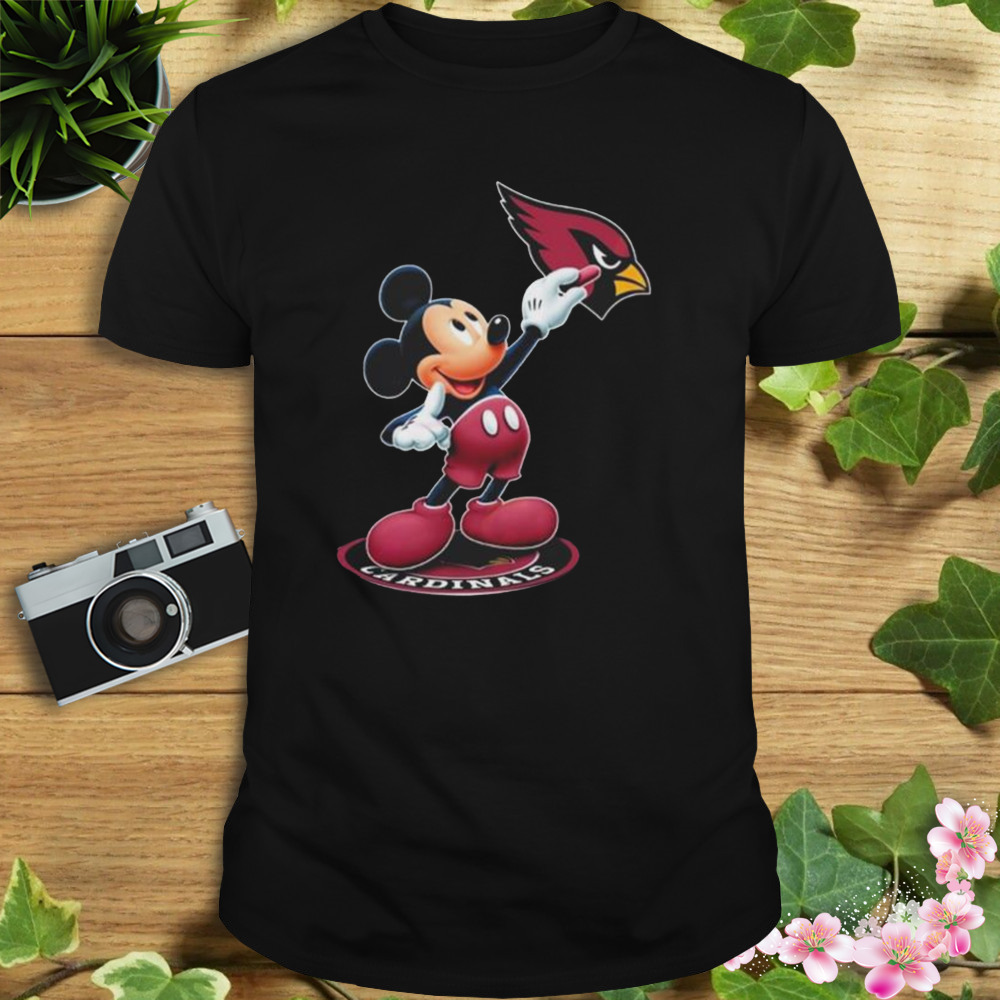 Mickey mouse nfl arizona cardinals logo 2023 shirt, hoodie