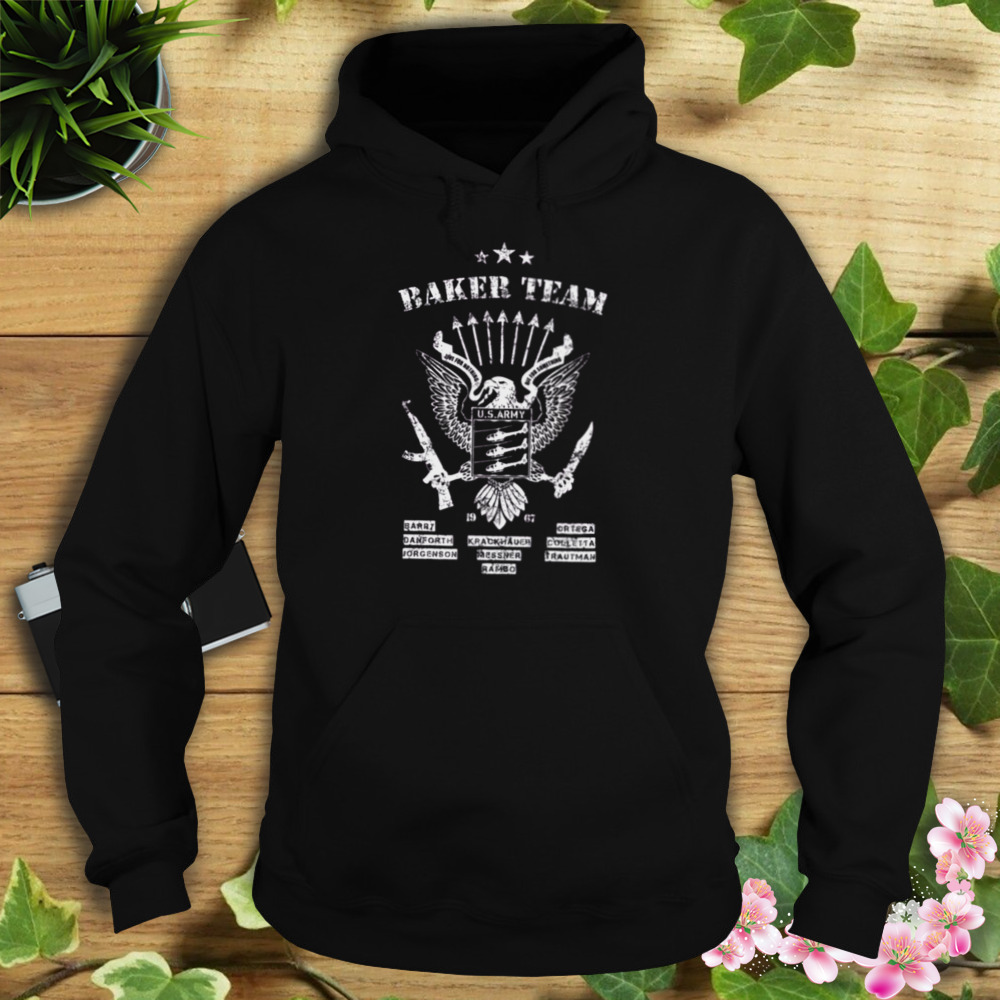 Rambo Baker Team White Logo shirt 4 Hoodie tshirt