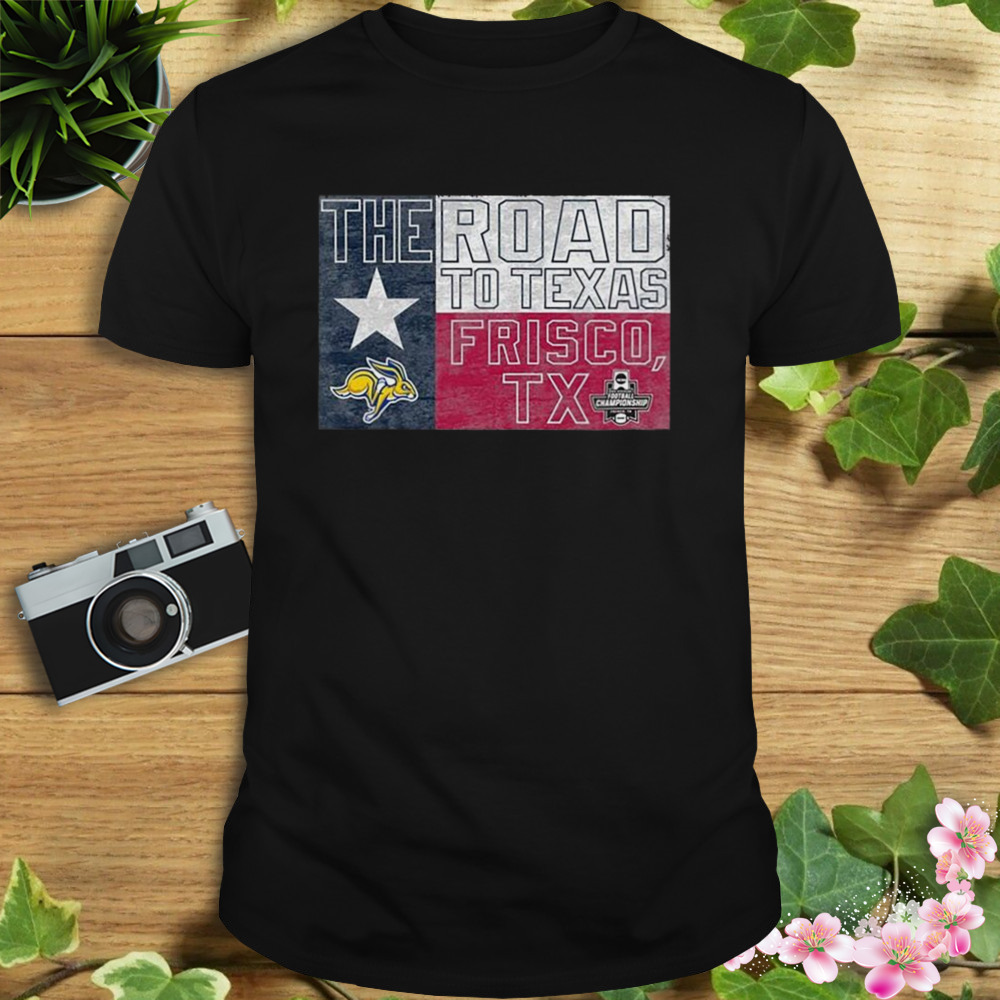 SDSU Jackrabbits 2023 National Championship The Road To Texas Frisco Shirt 1 Unisex tshirt