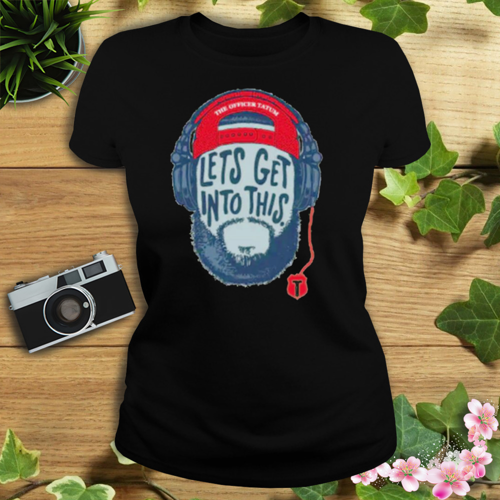 The Officer Tatum Let’s Get Into This Headphone Logo Shirt 2 Women's tshirt