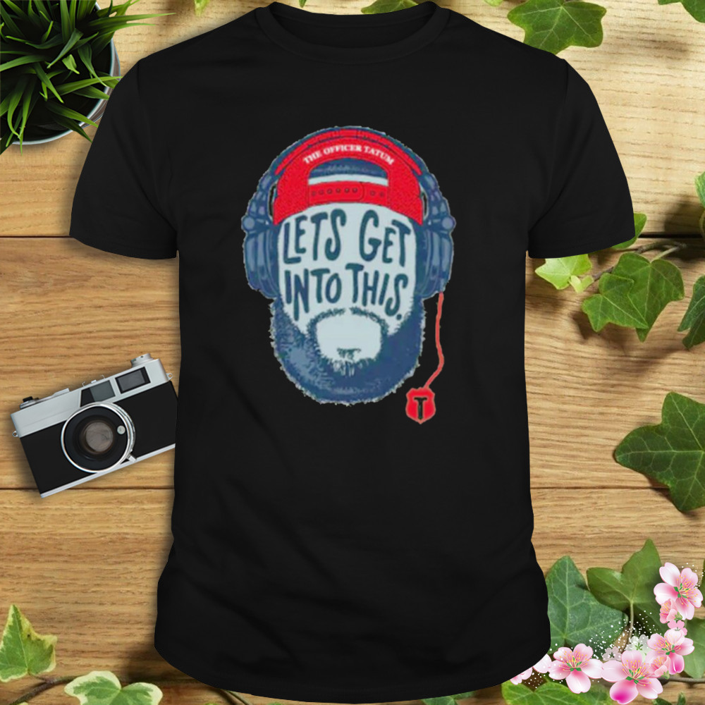 The Officer Tatum Let’s Get Into This Headphone Logo Shirt 1 Unisex tshirt