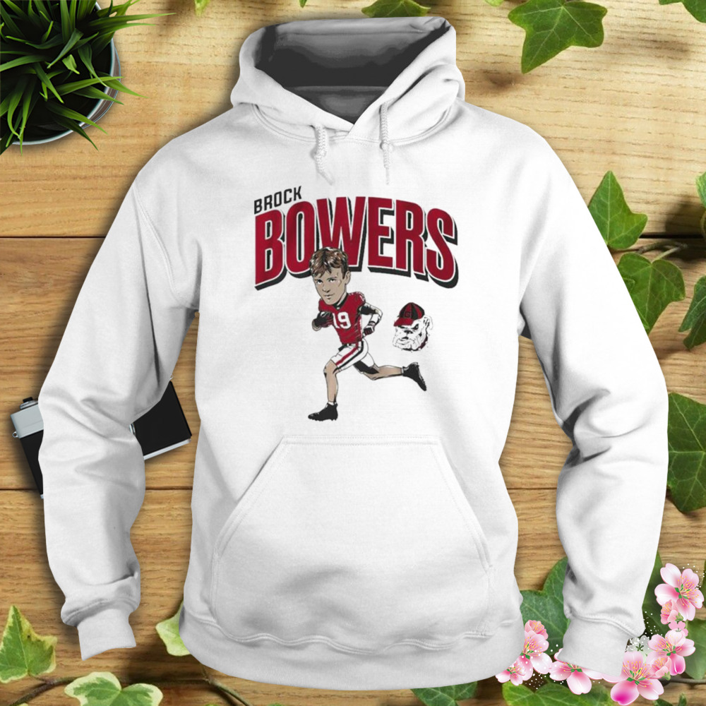 Uga Football Brock Bowers Caricature shirt 4 Hoodie shirt
