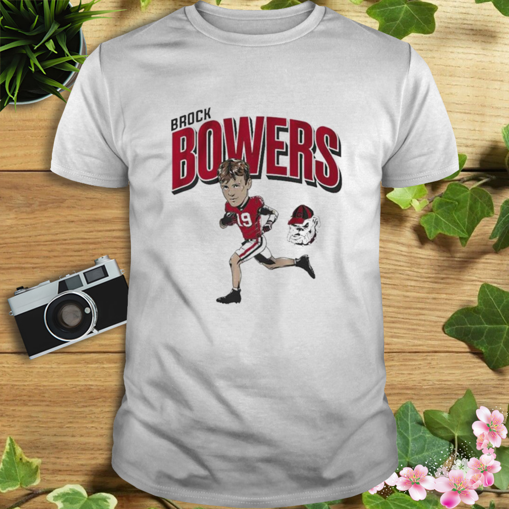 Uga Football Brock Bowers Caricature shirt 1 Unisex shirt