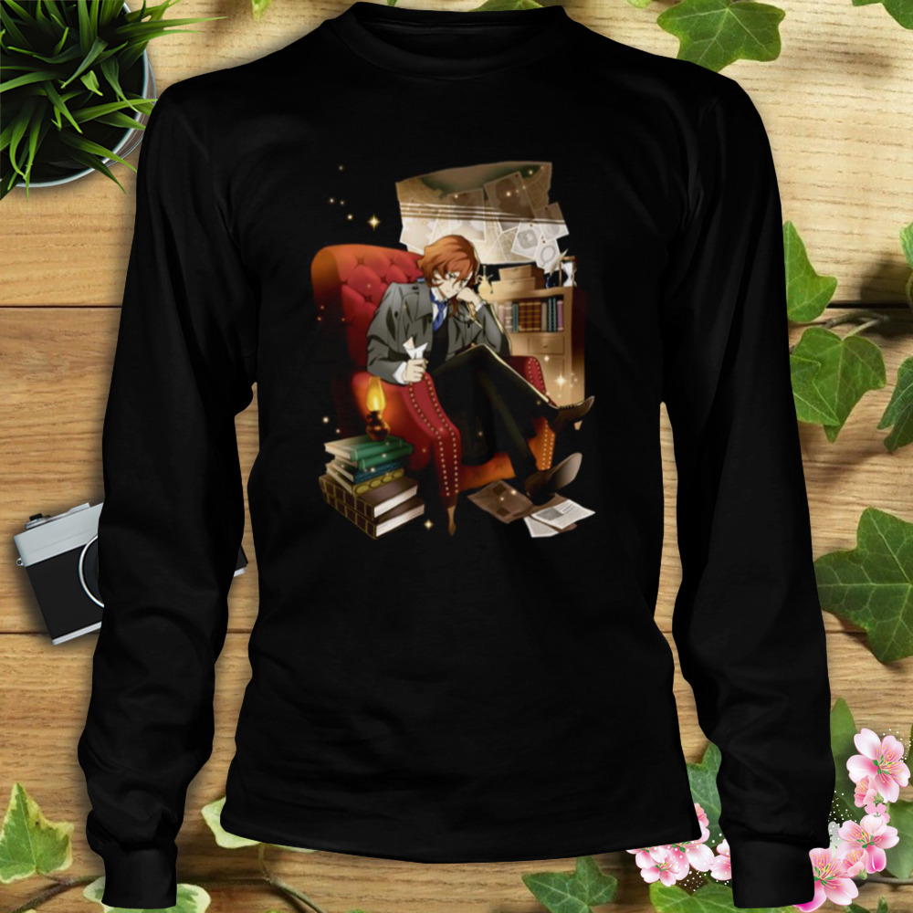 Winter Night Chuuya Chuya Nakahara Bungou Stray Dogs shirt 3 Longsleeve tshirt