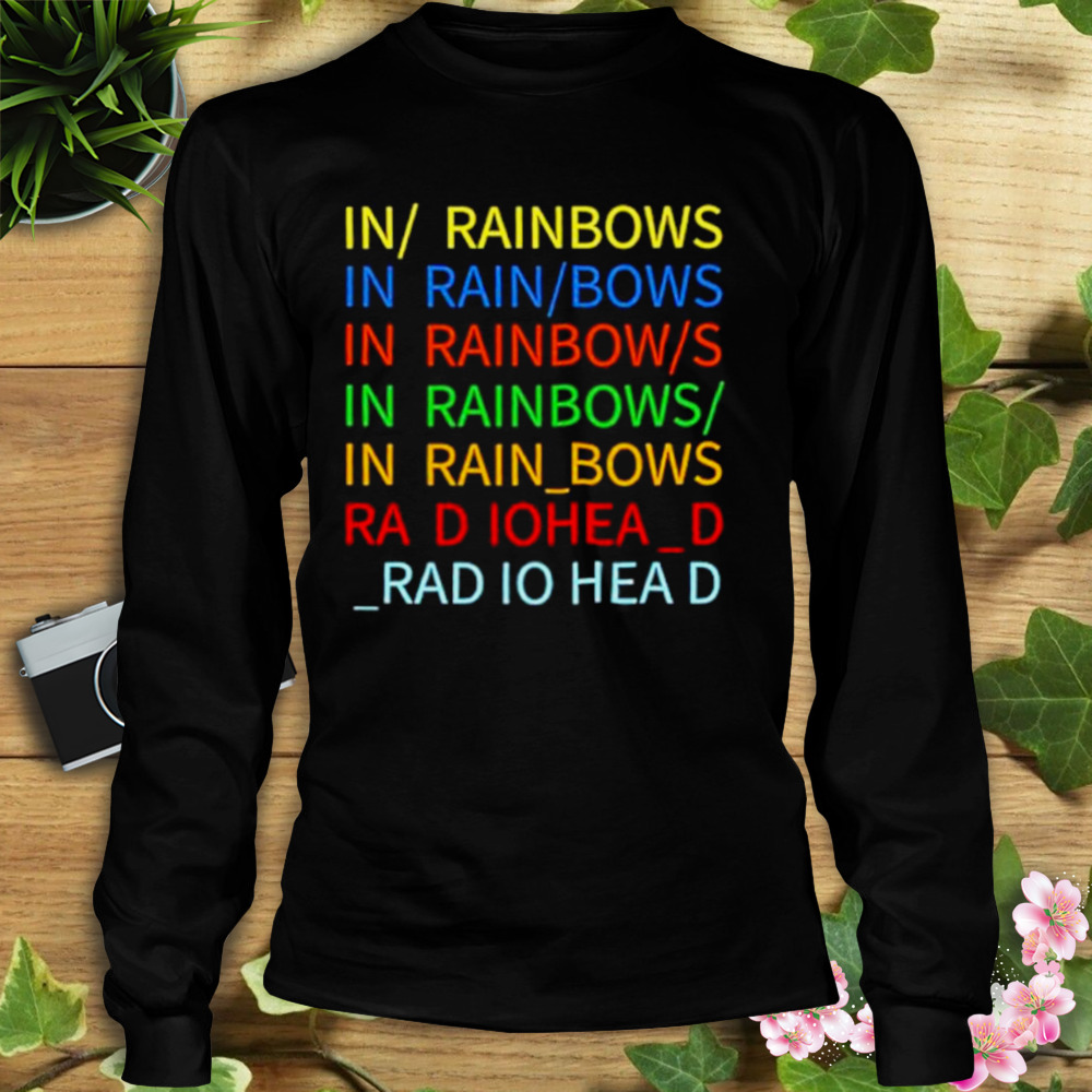 coping fortov Ældre borgere Radiohead In Rainbows Shirt - Wow Tshirt Store Online