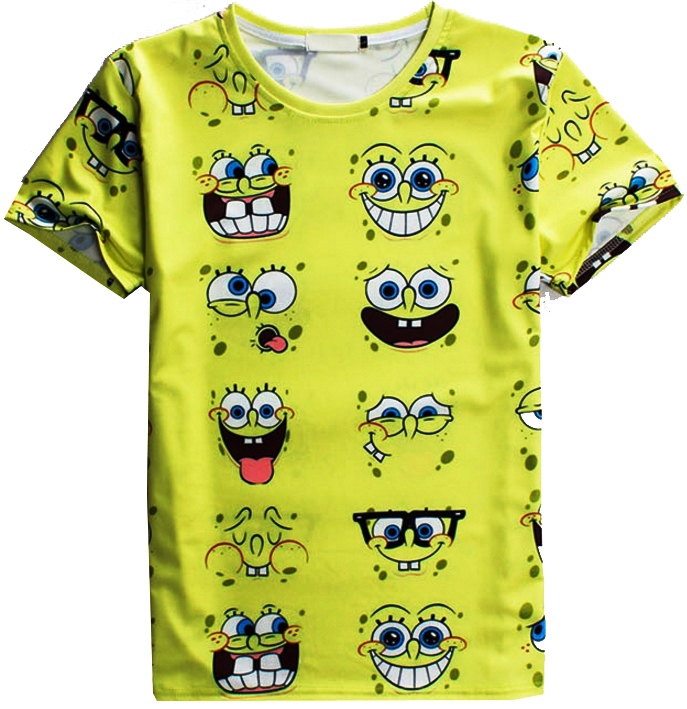 SPONGEBOB SQUARE PANTS 3D TSHIRT