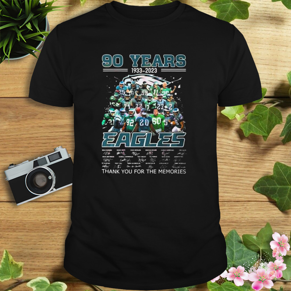 90th Anniversary 1933-2023 Philadelphia Eagles Thank You