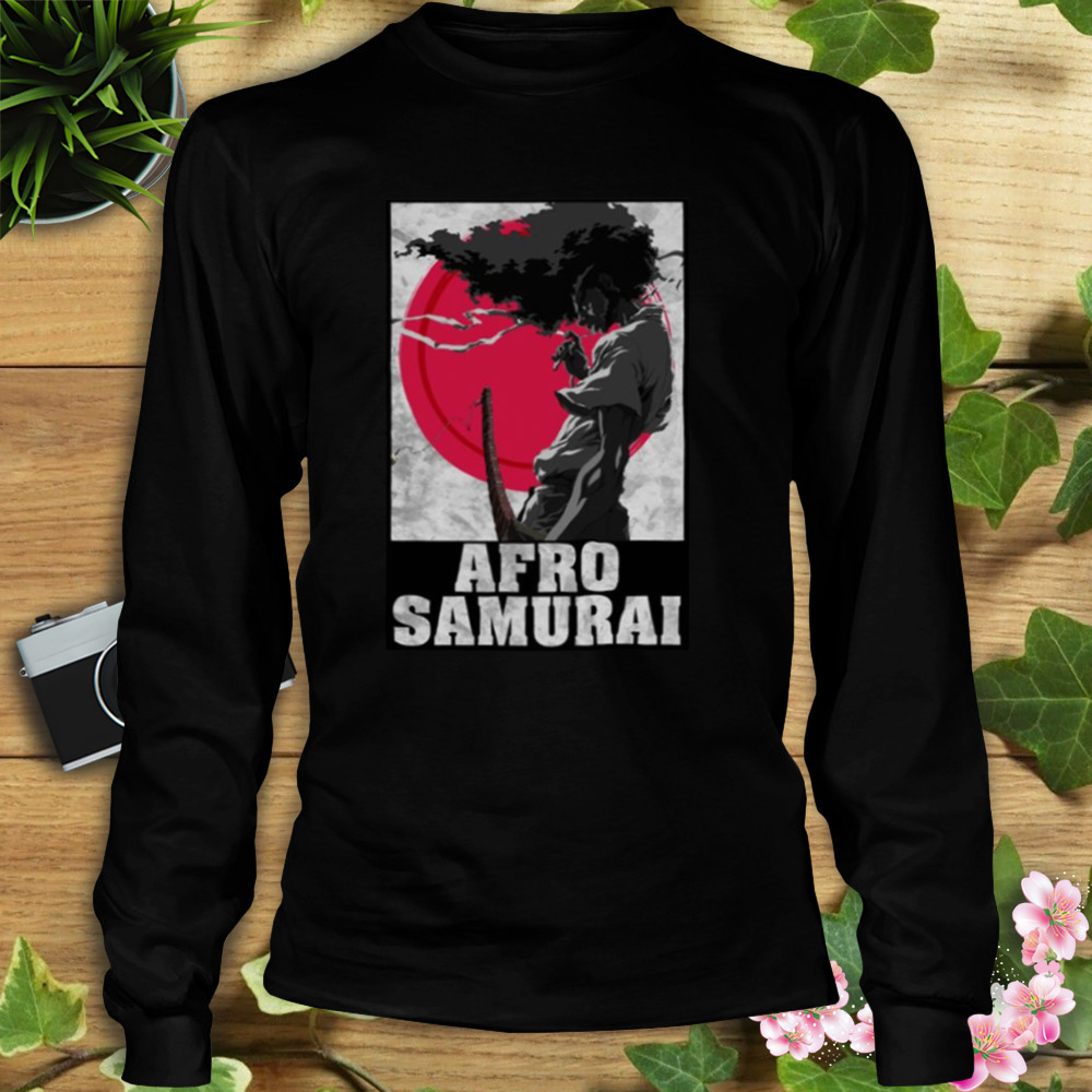 Afro Hair Samurai Afro Samurai Champloo shirt 3 Longsleeve tshirt