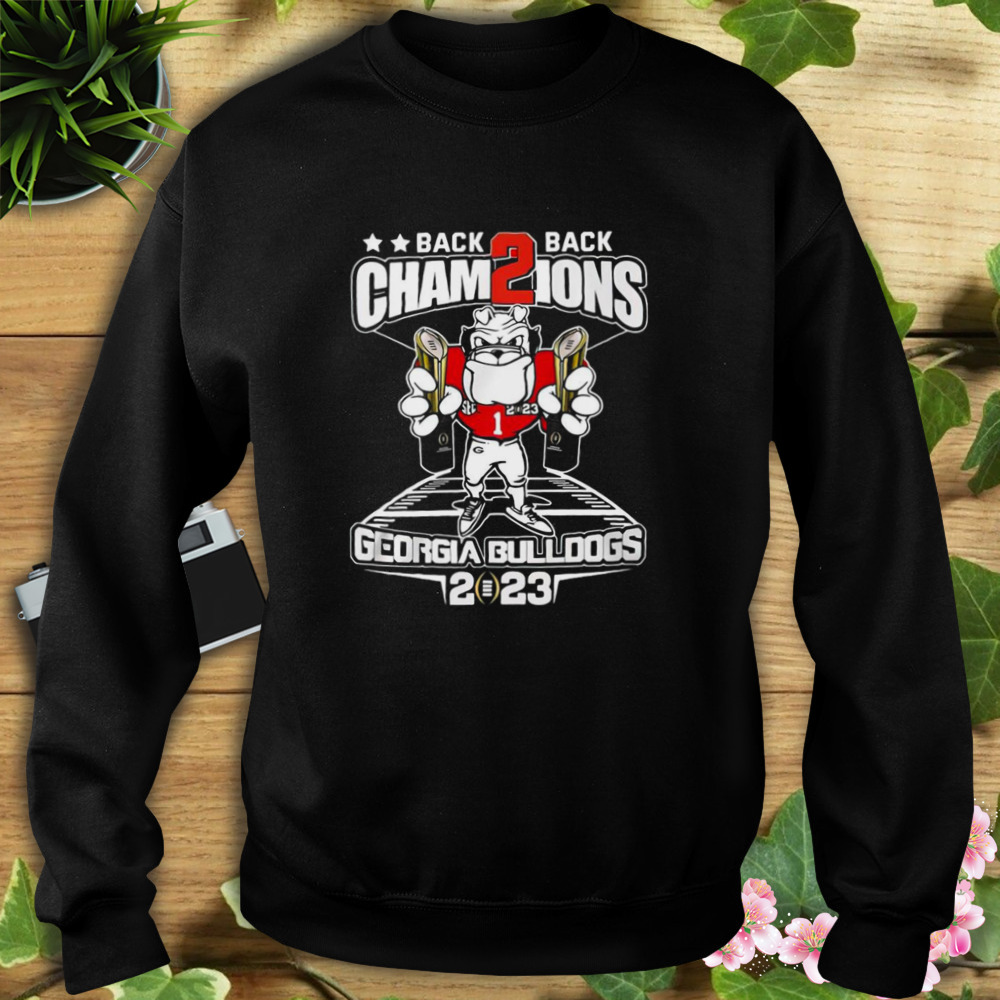 Back 2 Back Champion Georgia Bulldogs 2023 Shirt 5 Sweat tshirt