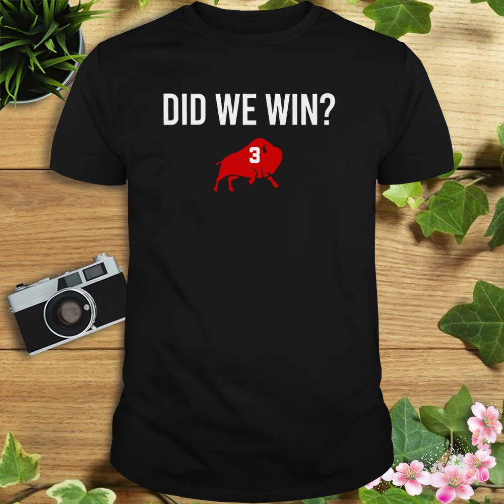 Damar Hamlin Did We Win Buffalo 3 Heart T-Shirt 1 Unisex tshirt