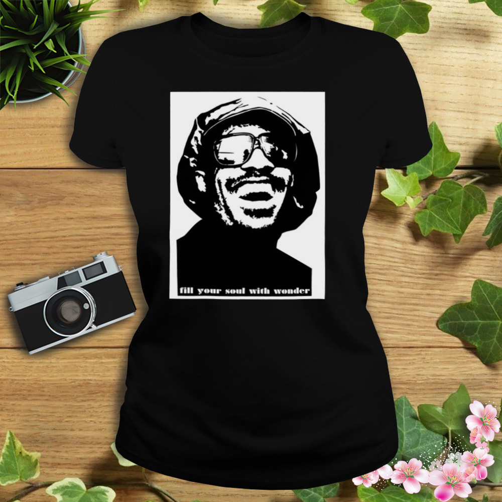 Fill Your Soul With Wonder Stevie Wonder Art shirt 2 Women's tshirt