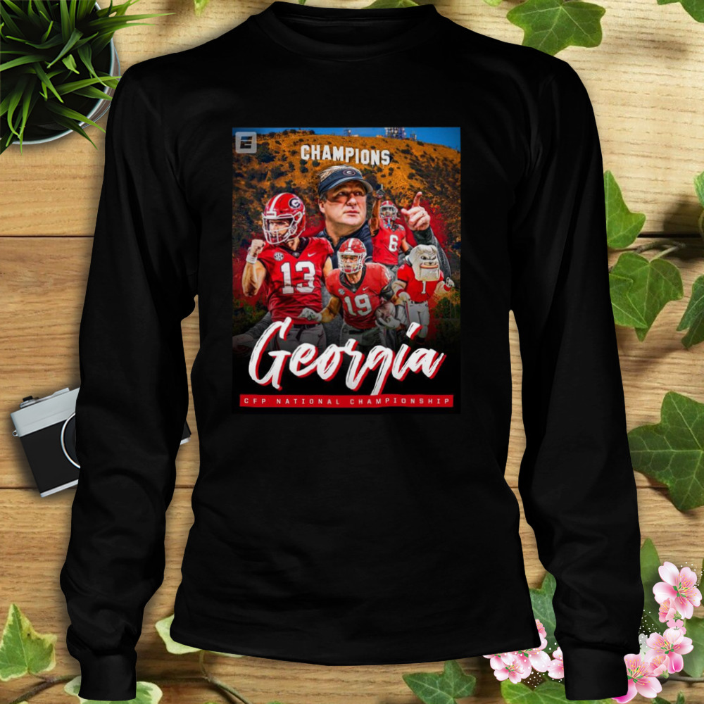 Georgia Bulldogs 2023 CFP National Championship shirt 3 Longsleeve tshirt