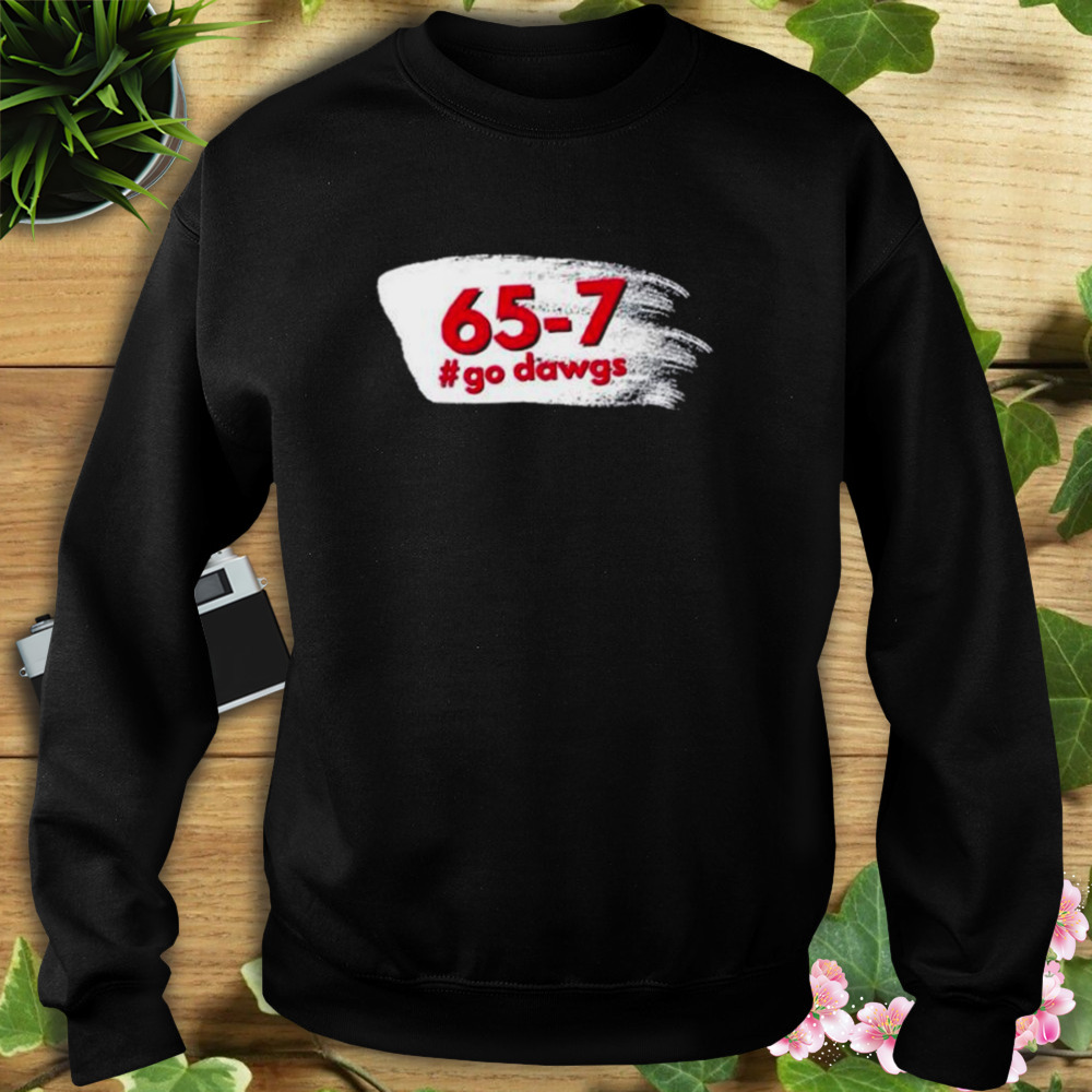 Georgia Bulldogs 65-7 Go Dawgs 2023 shirt 5 Sweat tshirt