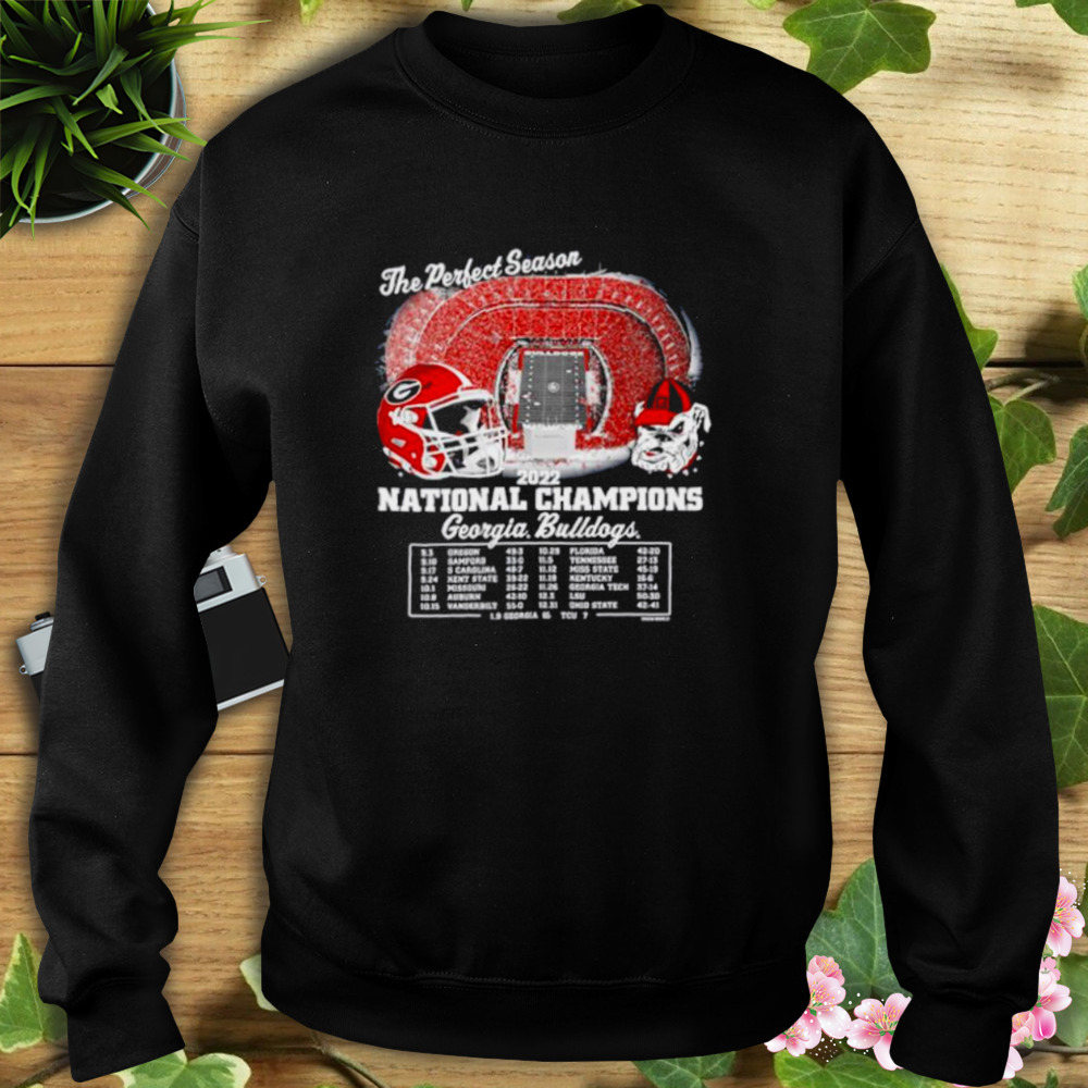 Georgia Bulldogs Back-To-Back College Football Playoff National Champions The Perfect Season Shirt 5 Sweat tshirt