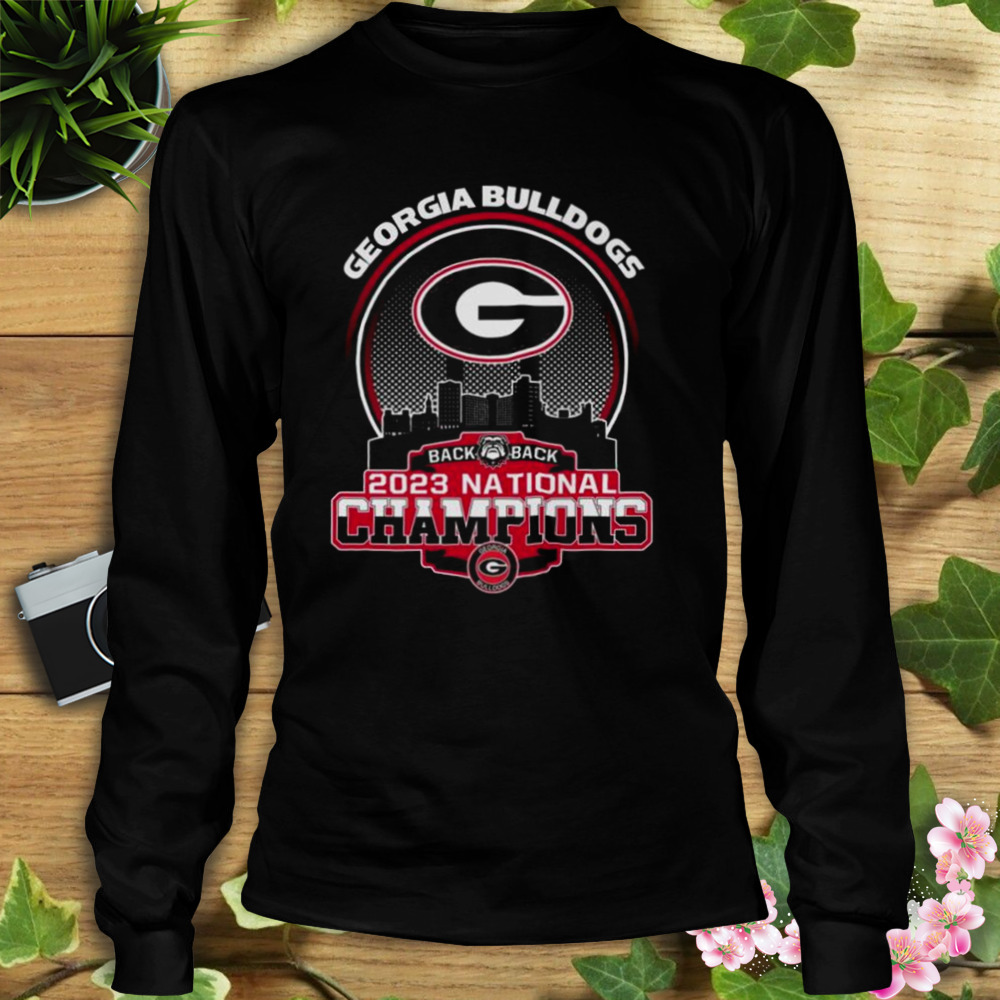 Georgia Bulldogs City Back to back 2023 National Champions shirt 3 Longsleeve tshirt