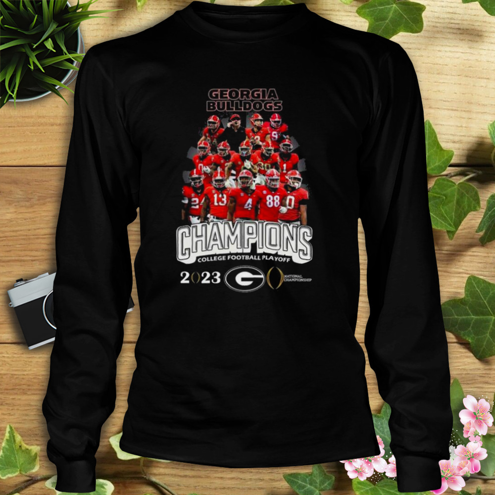 Georgia Bulldogs team Champions college football playoff 2023 shirt 3 Longsleeve tshirt