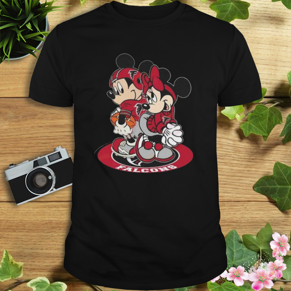 NFL Atlanta Falcons Mickey Mouse And Minnie Mouse Shirt 1 Unisex tshirt