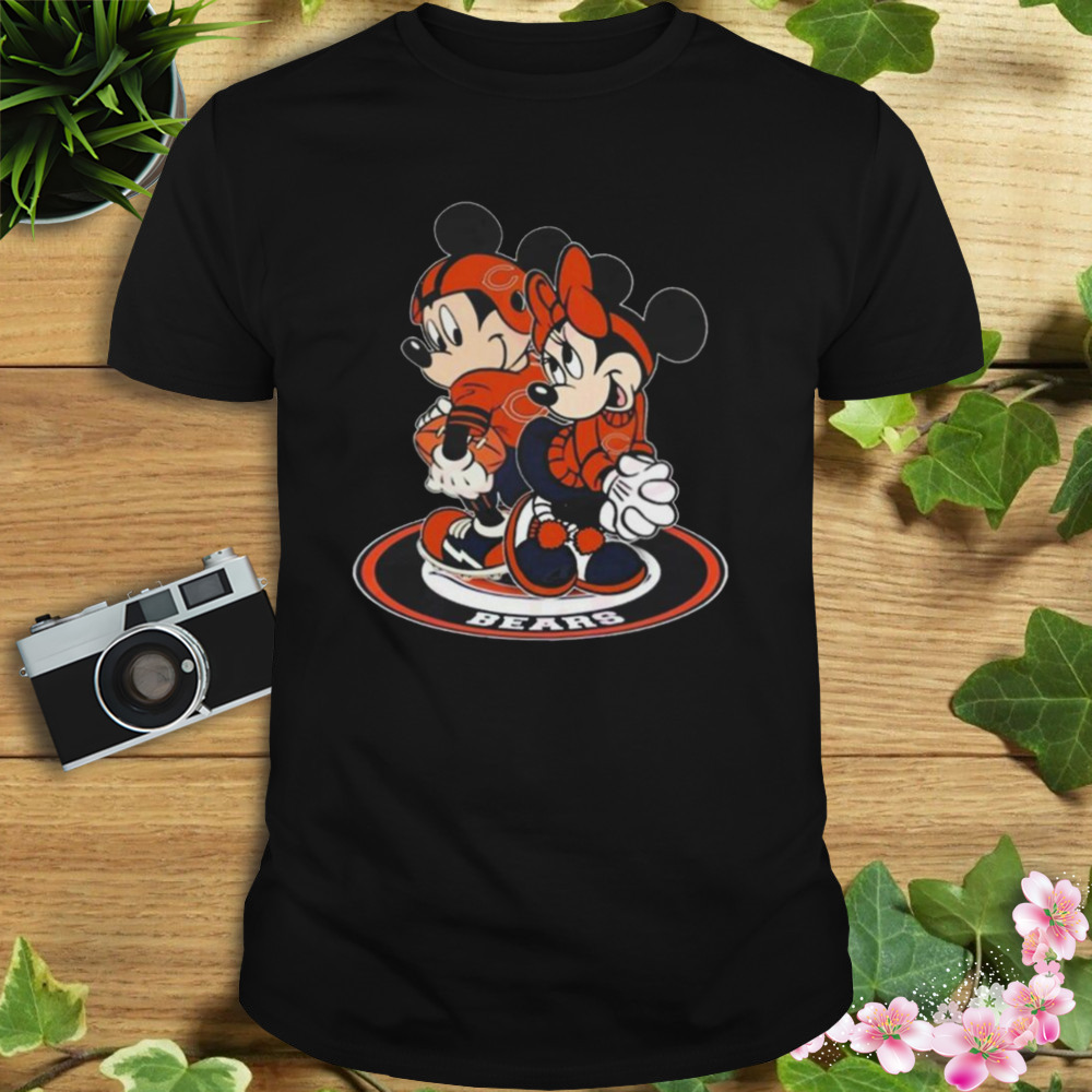NFL Chicago Bears Mickey Mouse And Minnie Mouse Shirt 1 Unisex tshirt