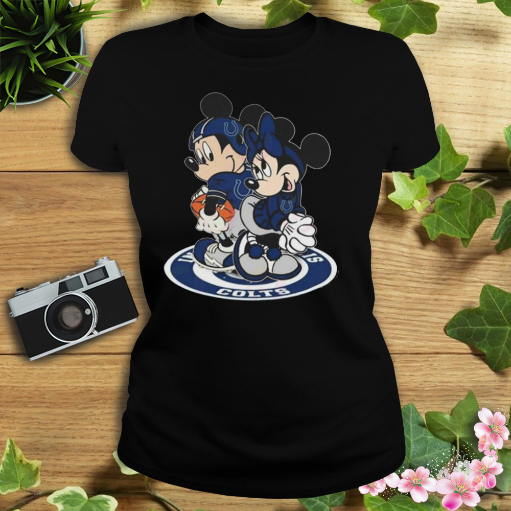 NFL Indianapolis Colts Mickey Mouse And Minnie Mouse Shirt 2 Women's tshirt