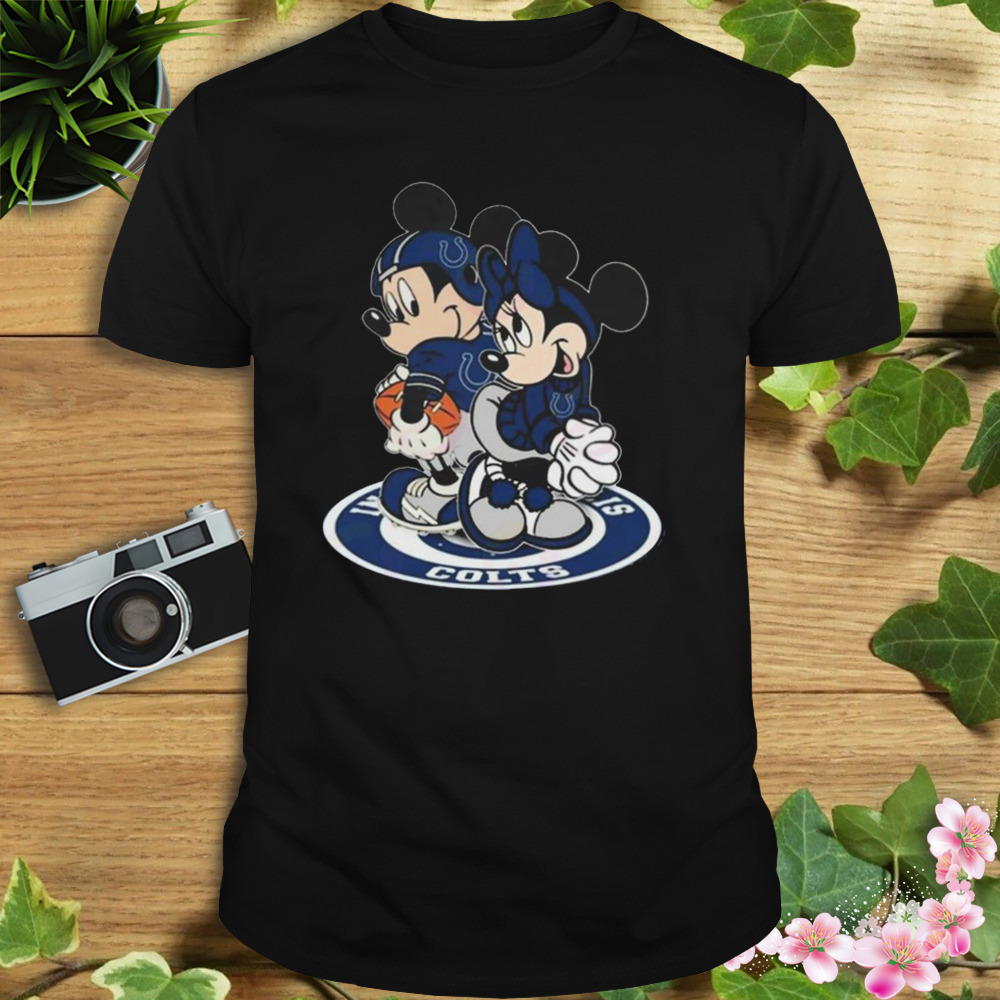 NFL Indianapolis Colts Mickey Mouse And Minnie Mouse Shirt 1 Unisex tshirt