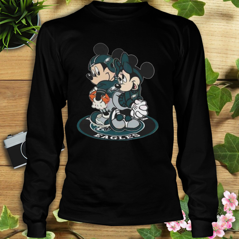 NFL Philadelphia Eagles Mickey Mouse And Minnie Mouse Shirt 3 Longsleeve tshirt