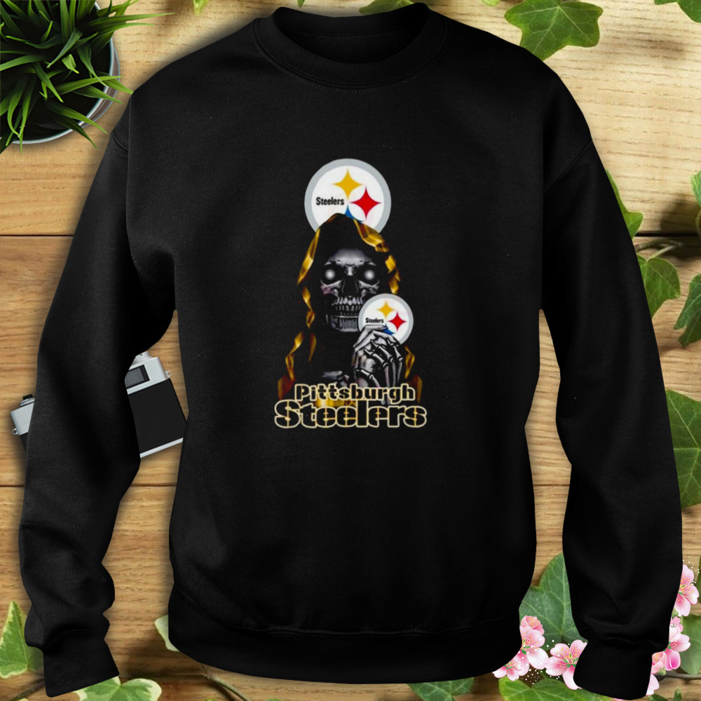 NFL Pittsburgh Steelers Skull Shirt 5 Sweat tshirt