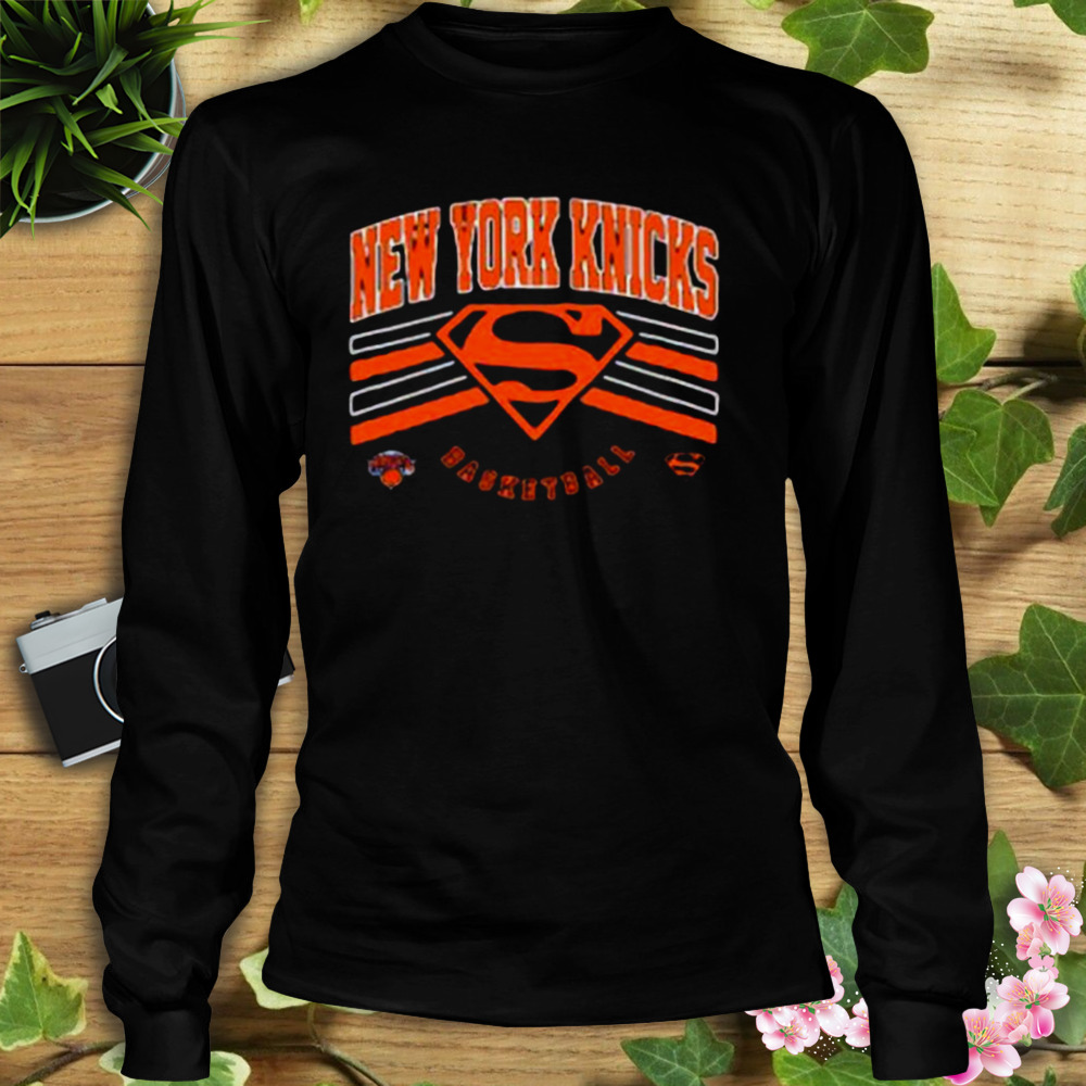 New York Knicks DC Superman Basketball 2023 Shirt 3 Longsleeve tshirt