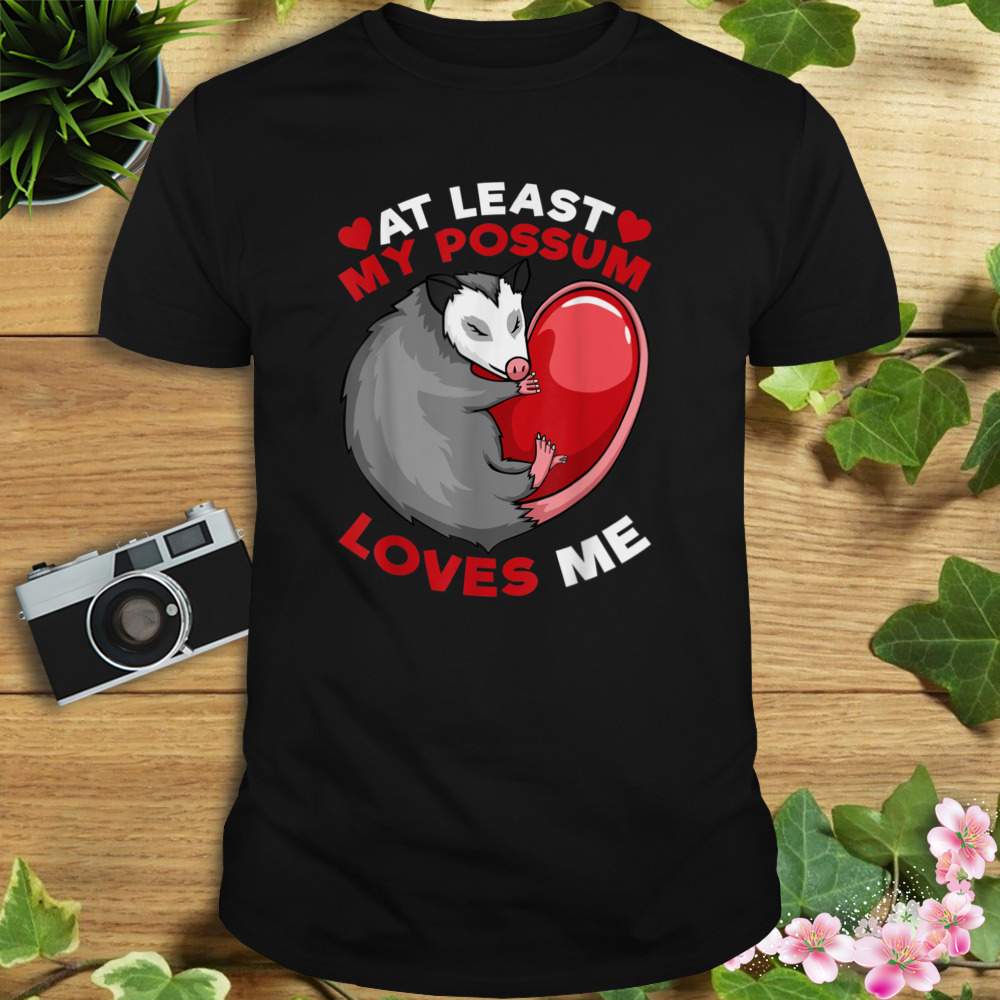 Possum Love Red Valentine Heart Opossum Lovers Gift Possum T-Shirt 1 Unisex tshirt