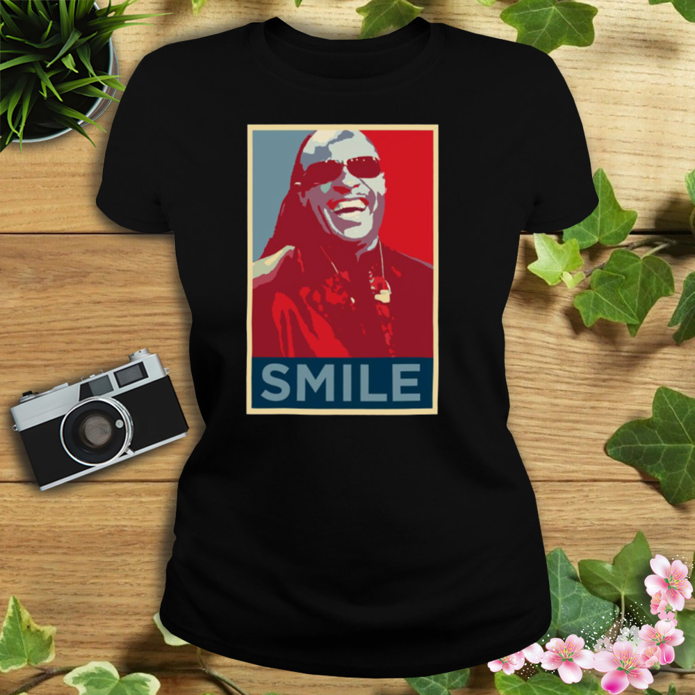 Smile Stevie Wonder Hope Art shirt 2 Women's tshirt