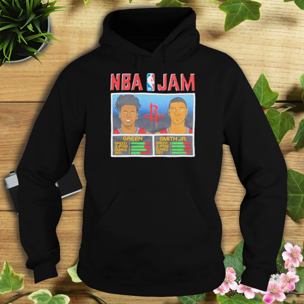nBA Jam Green and Smith Jr Houston Rockets shirt 4 Hoodie tshirt