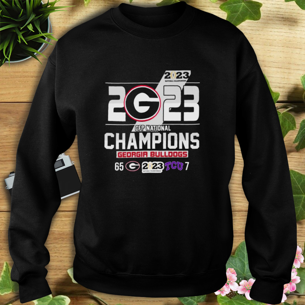 CFP National Championship 2023 Georgia Bulldogs Champions Shirt 5 Sweat tshirt