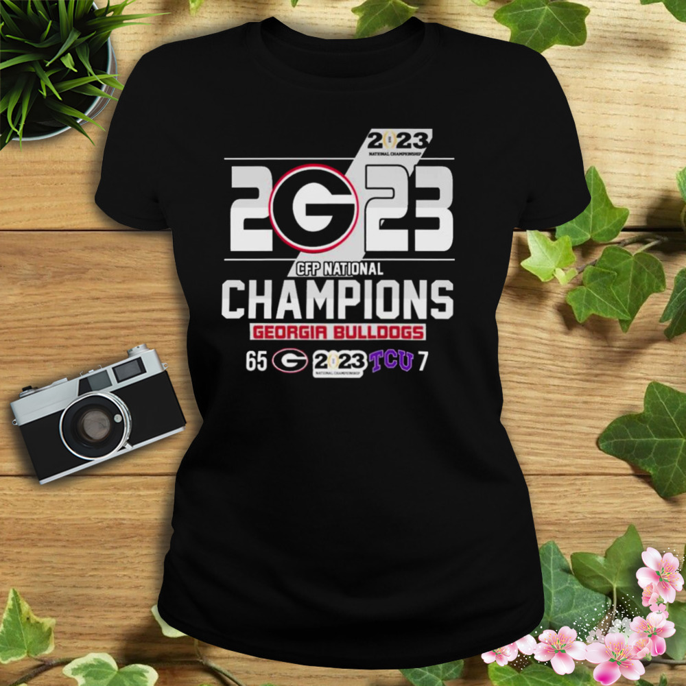 CFP National Championship 2023 Georgia Bulldogs Champions Shirt 2 Women's tshirt