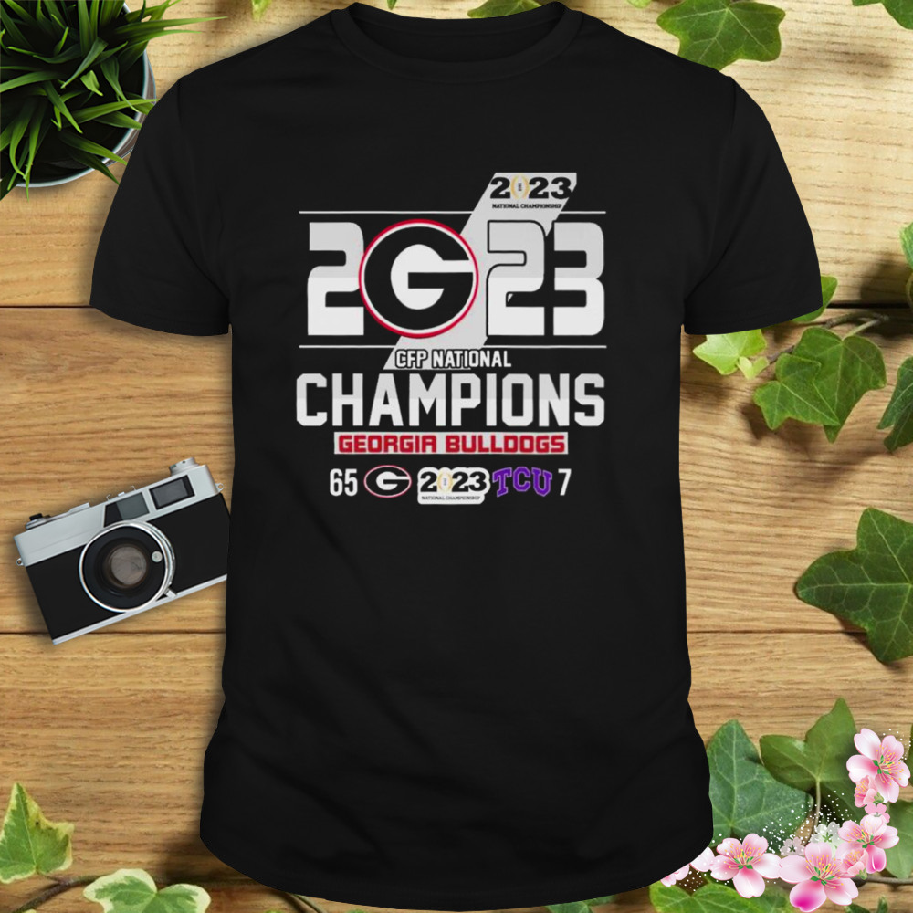 CFP National Championship 2023 Georgia Bulldogs Champions Shirt 1 Unisex tshirt