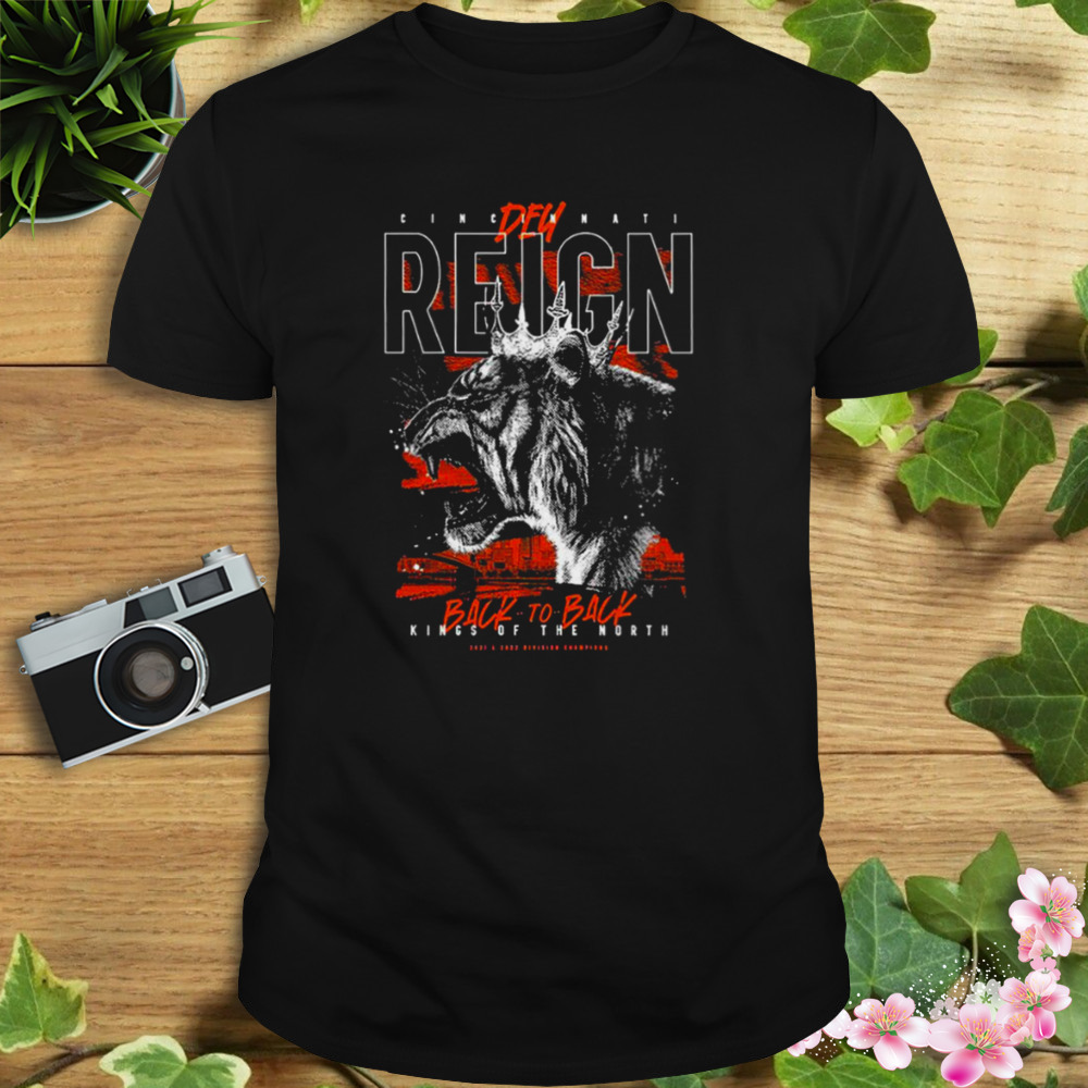 Cincinnati Bengals Dey Reign Back To Back Kings Of The North Division Champions Shirt 1 Unisex tshirt