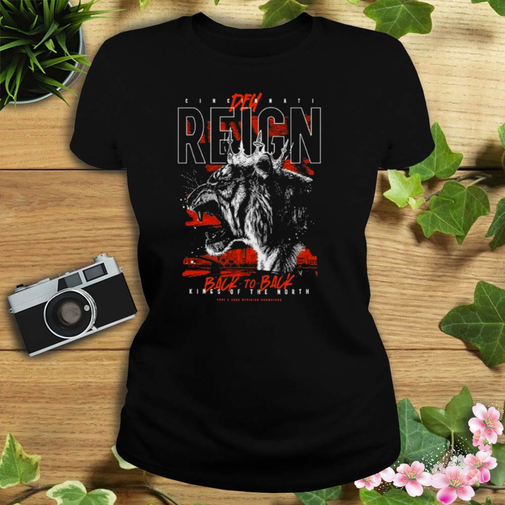 Cincinnati Bengals Dey Reign Back To Back Kings Of The North Division Champions Shirt 2 Women's tshirt