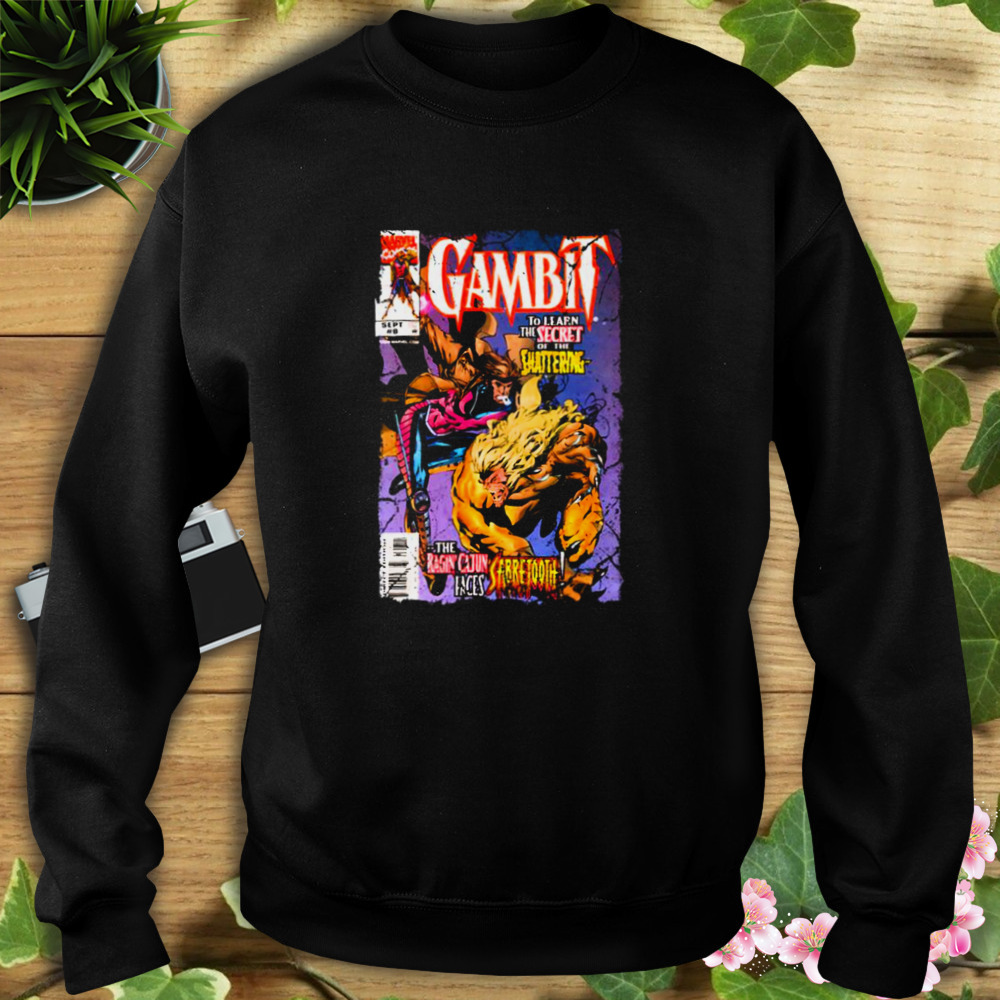 Comic Cover Gambt Vs Sabretooth Nk3 shirt 5 Sweat tshirt