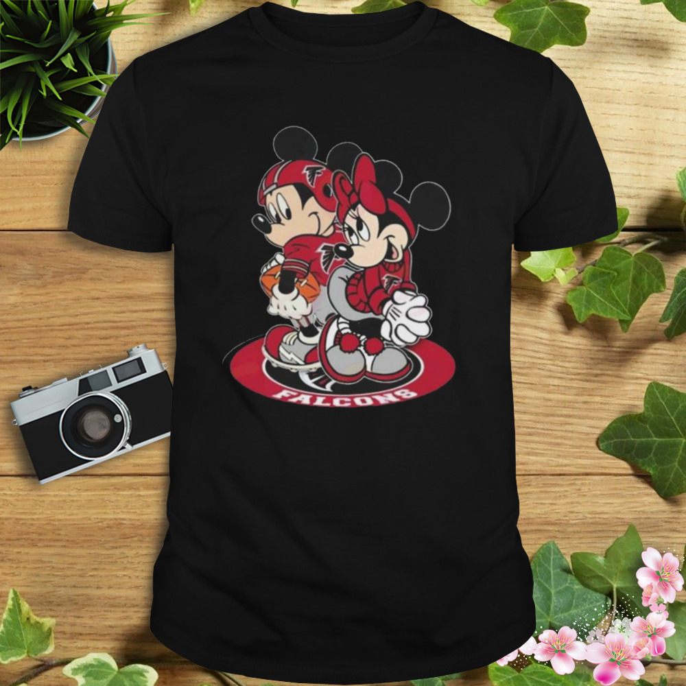 NFL Atlanta Falcons Mickey Mouse And Minnie Mouse Shirt