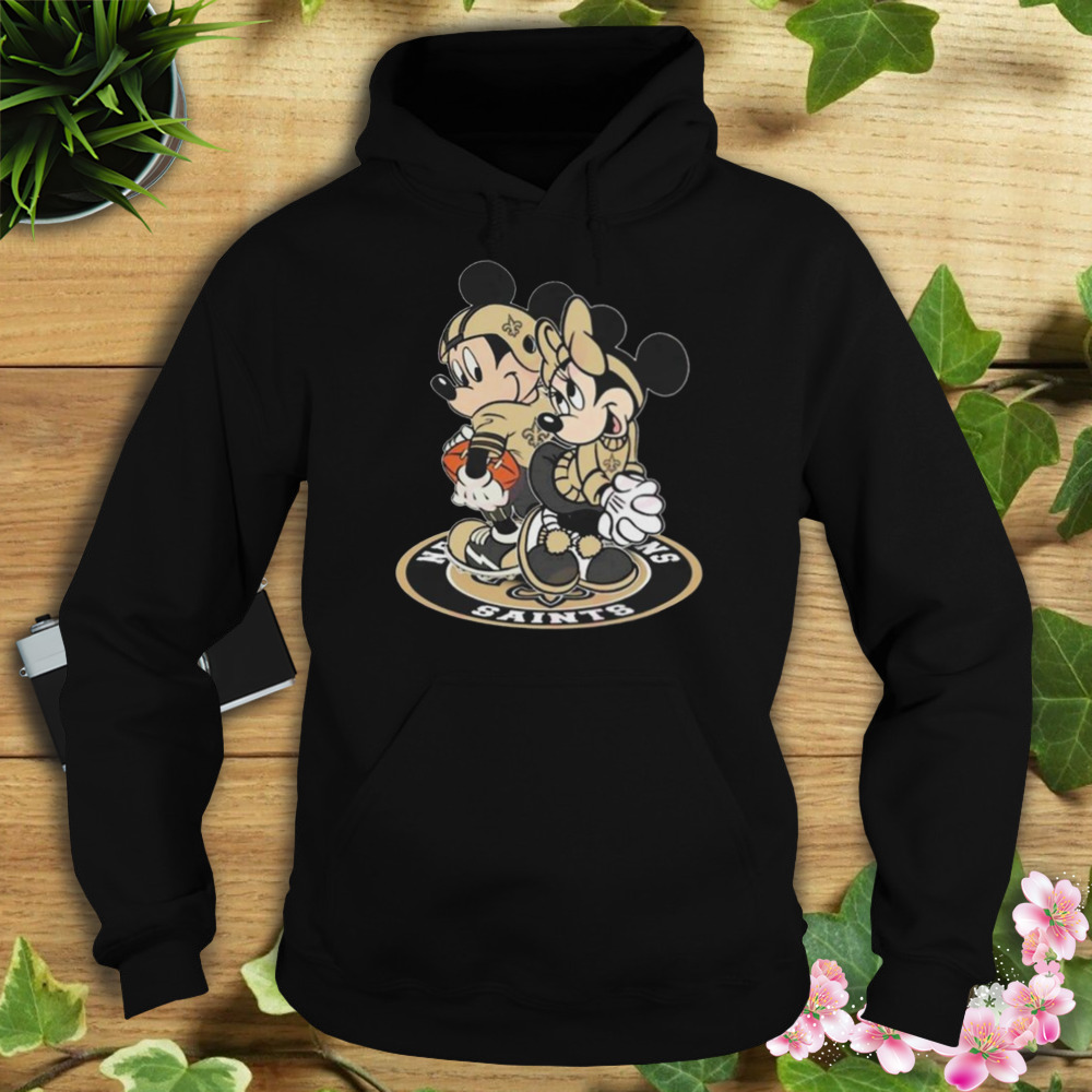 NFL New Orleans Saints Mickey Mouse And Minnie Mouse Shirt - Freedomdesign