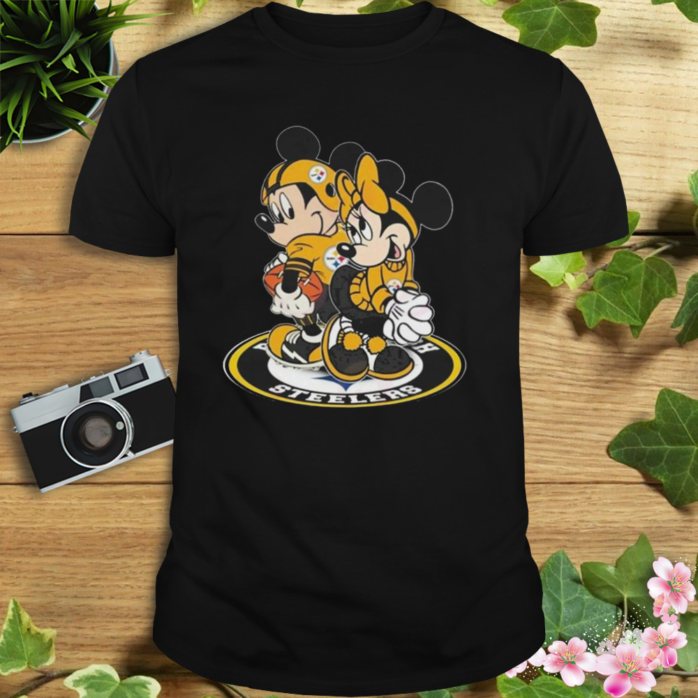 Disney Minnie Mouse Pittsburgh Steelers Football T-Shirt - Kingteeshop