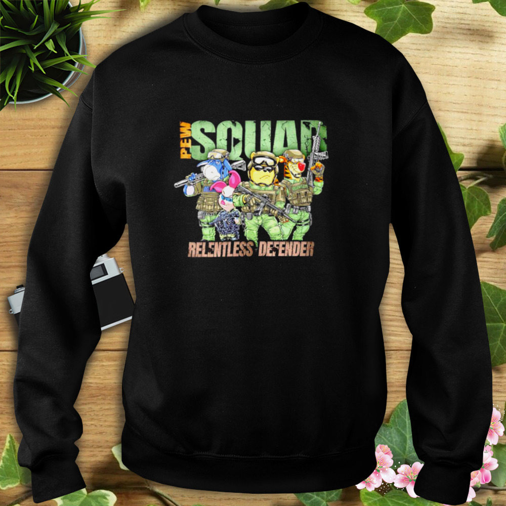Pooh Winnie Pew Squad relentless defender shirt 5 Sweat tshirt