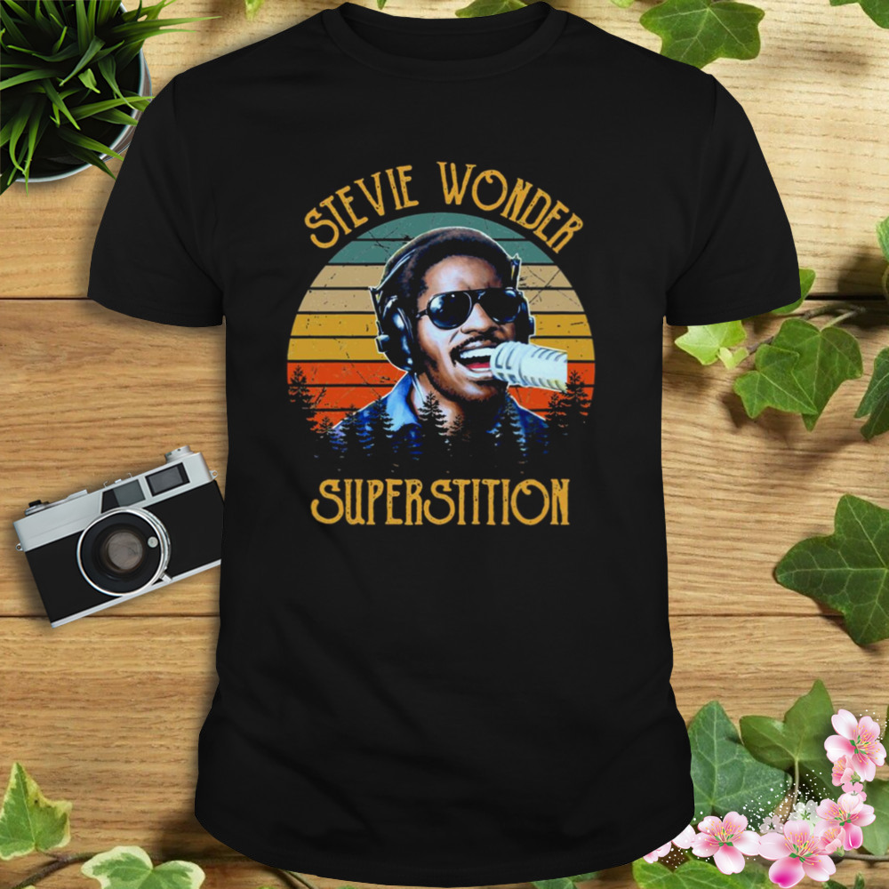 Superstition Stevie Wonder Retro shirt