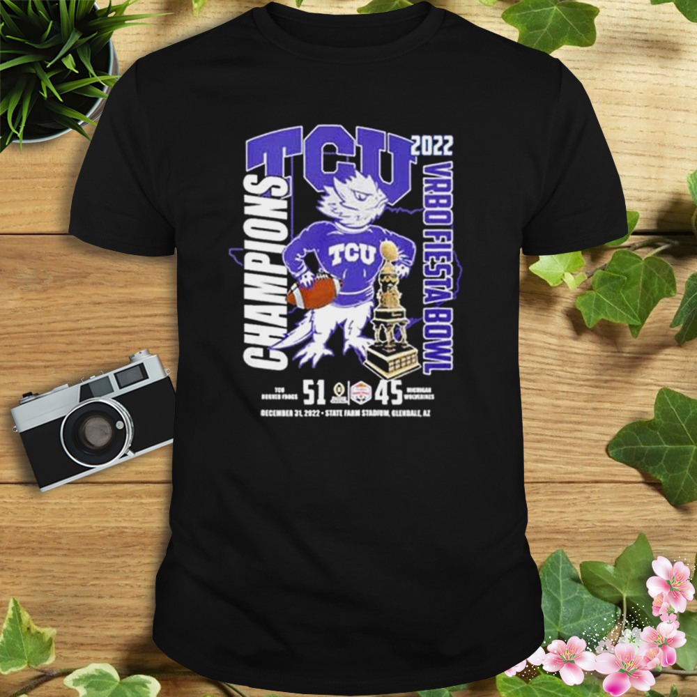 Tcu horned frogs vrbo fiesta bowl champions T-shirt