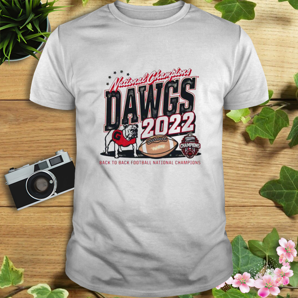 UGA 2022 Football National Champions Dawgs Back To Back Perfect Season Shirt 1 Unisex shirt