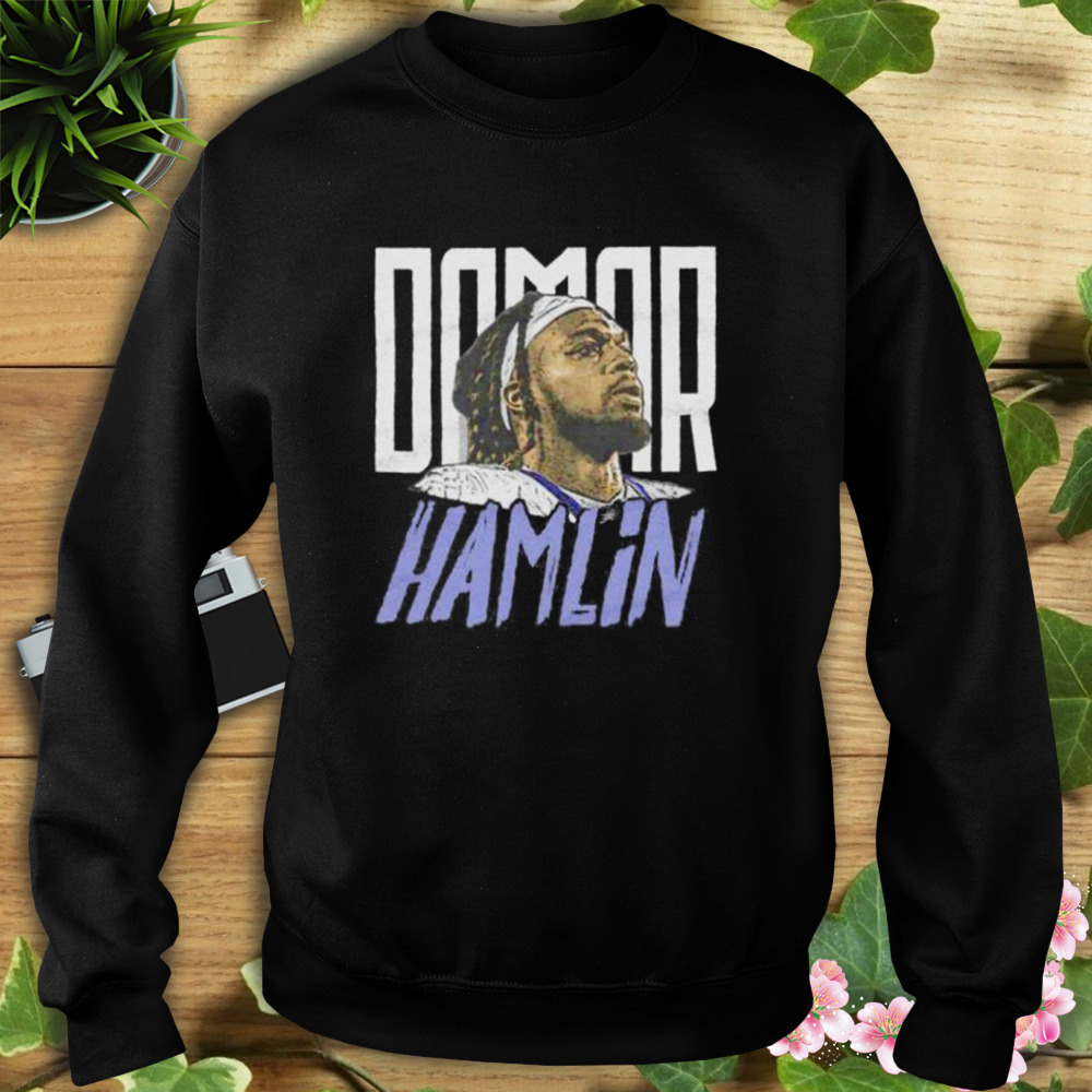 damar Hamlin Buffalo Bills player portrait shirt 5 Sweat tshirt
