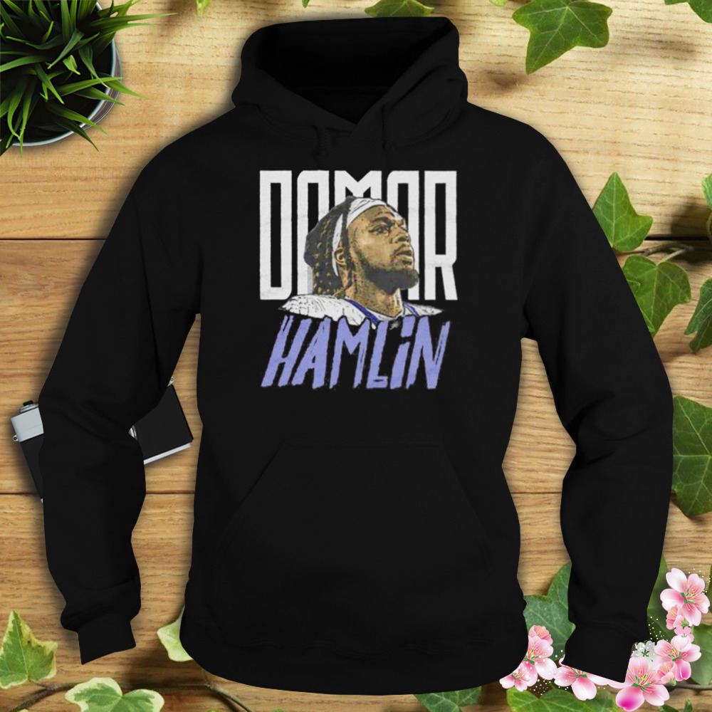 damar Hamlin Buffalo Bills player portrait shirt 4 Hoodie tshirt