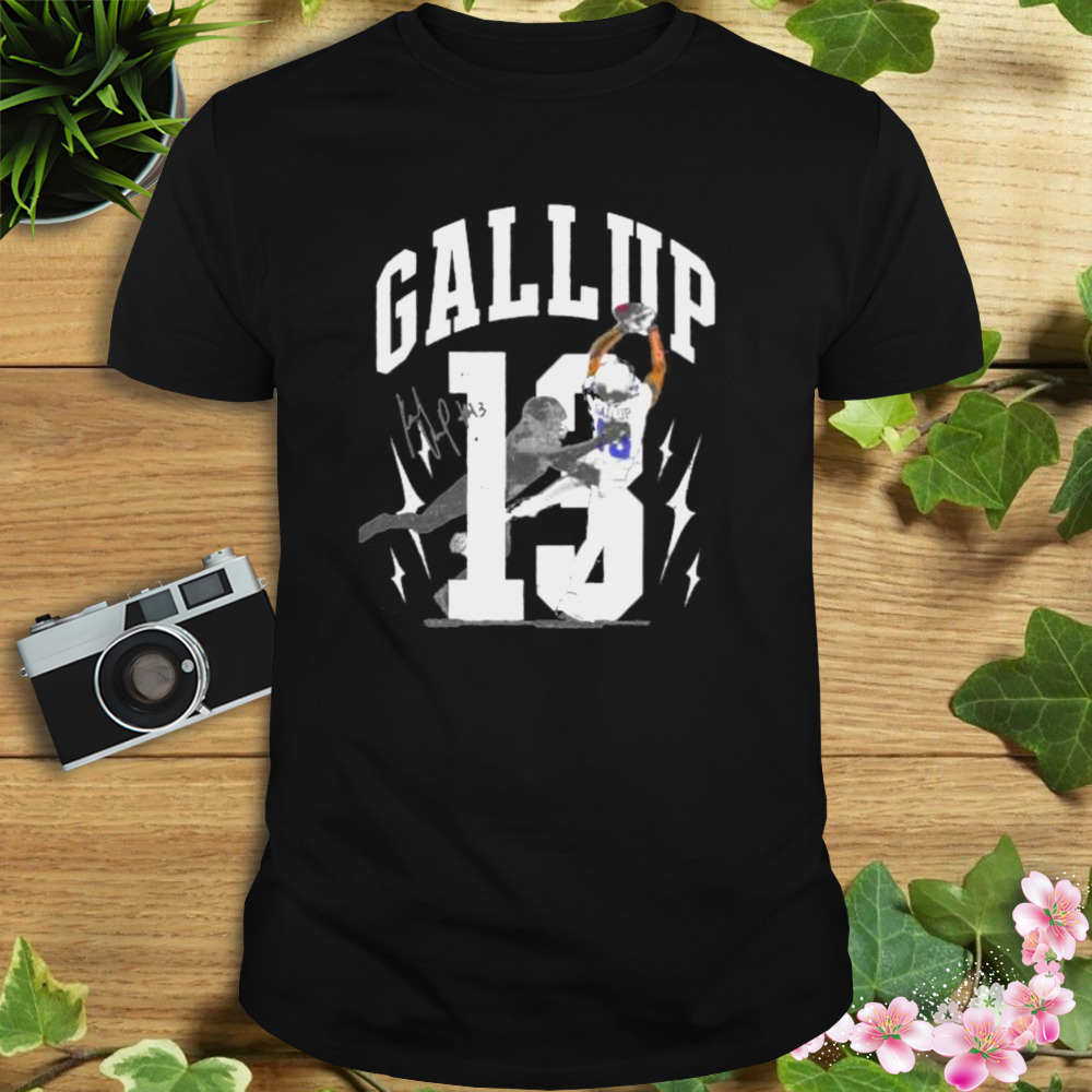 michael Gallup 13 Dallas Cowboys catch shirt