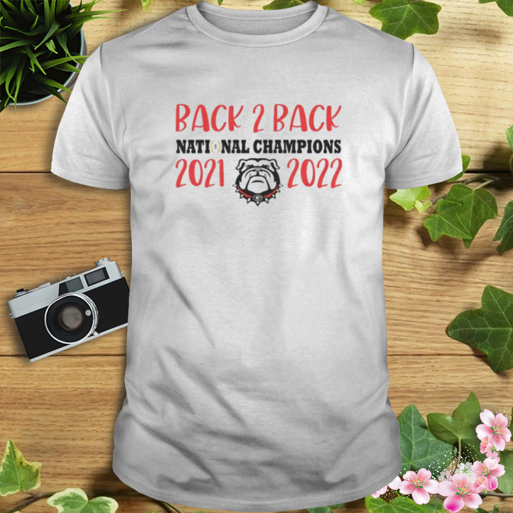 Georgia Bulldogs Go Dawgs Back 2 Back T-Shirt
