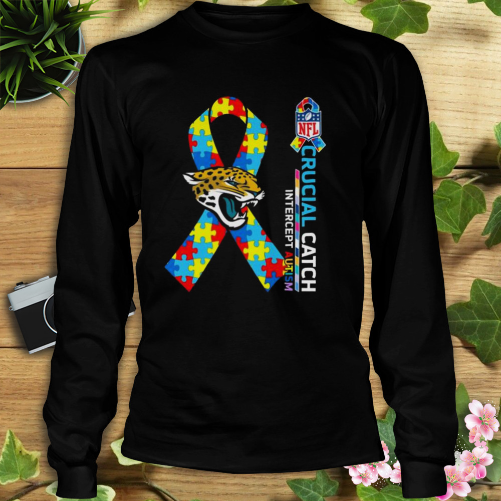 Jacksonville Jaguars NFL Crucial Catch Intercept Autism shirt 3 Longsleeve tshirt
