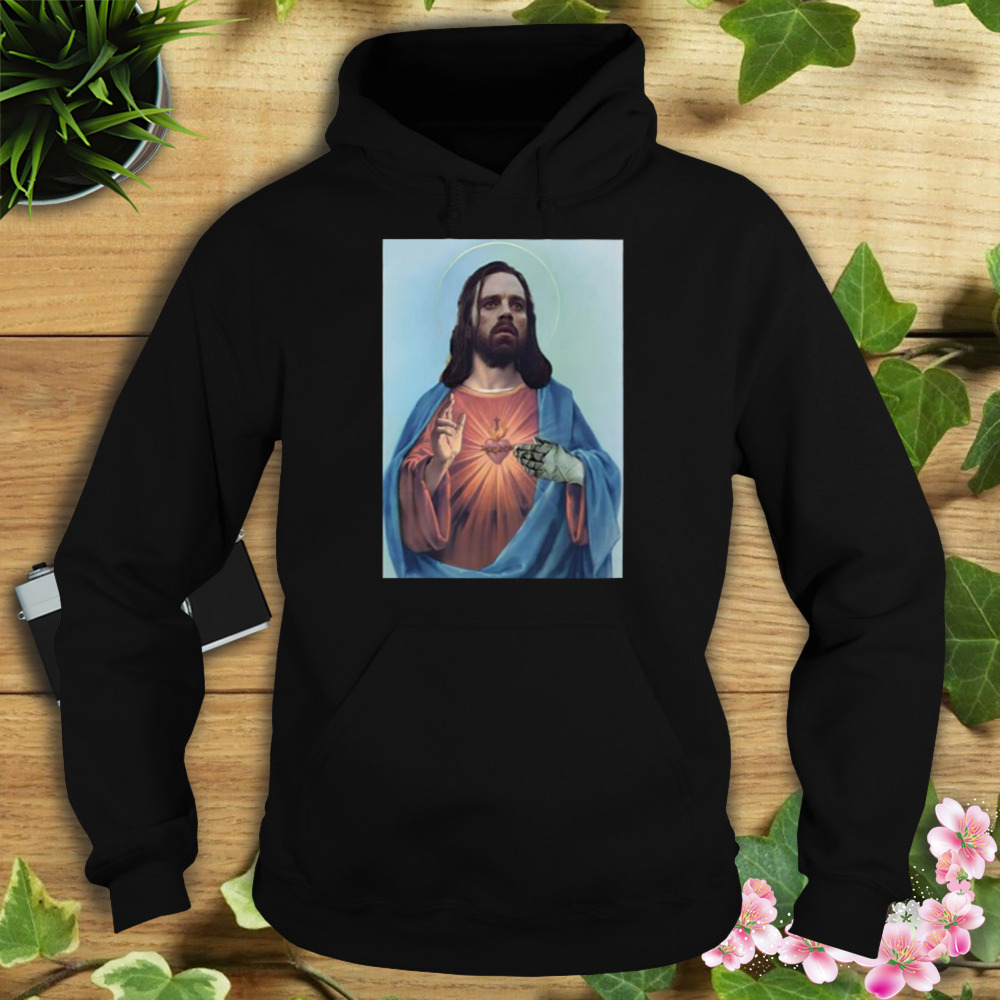 Jesus Bucky Barnes Sebastian Stan Saint Marvel shirt 4 Hoodie tshirt